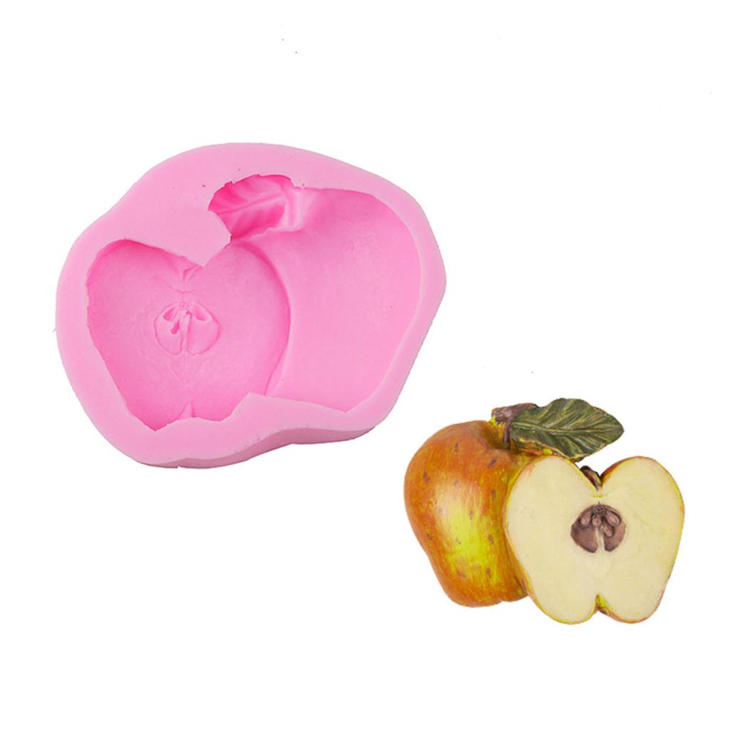 Silikon-Kerzenformen zur Kerzenherstellung, Pfirsich-Kirsche, Harzgussform, Ton, Basteln, Kerzenseife für selbstgemachtes Handwerk