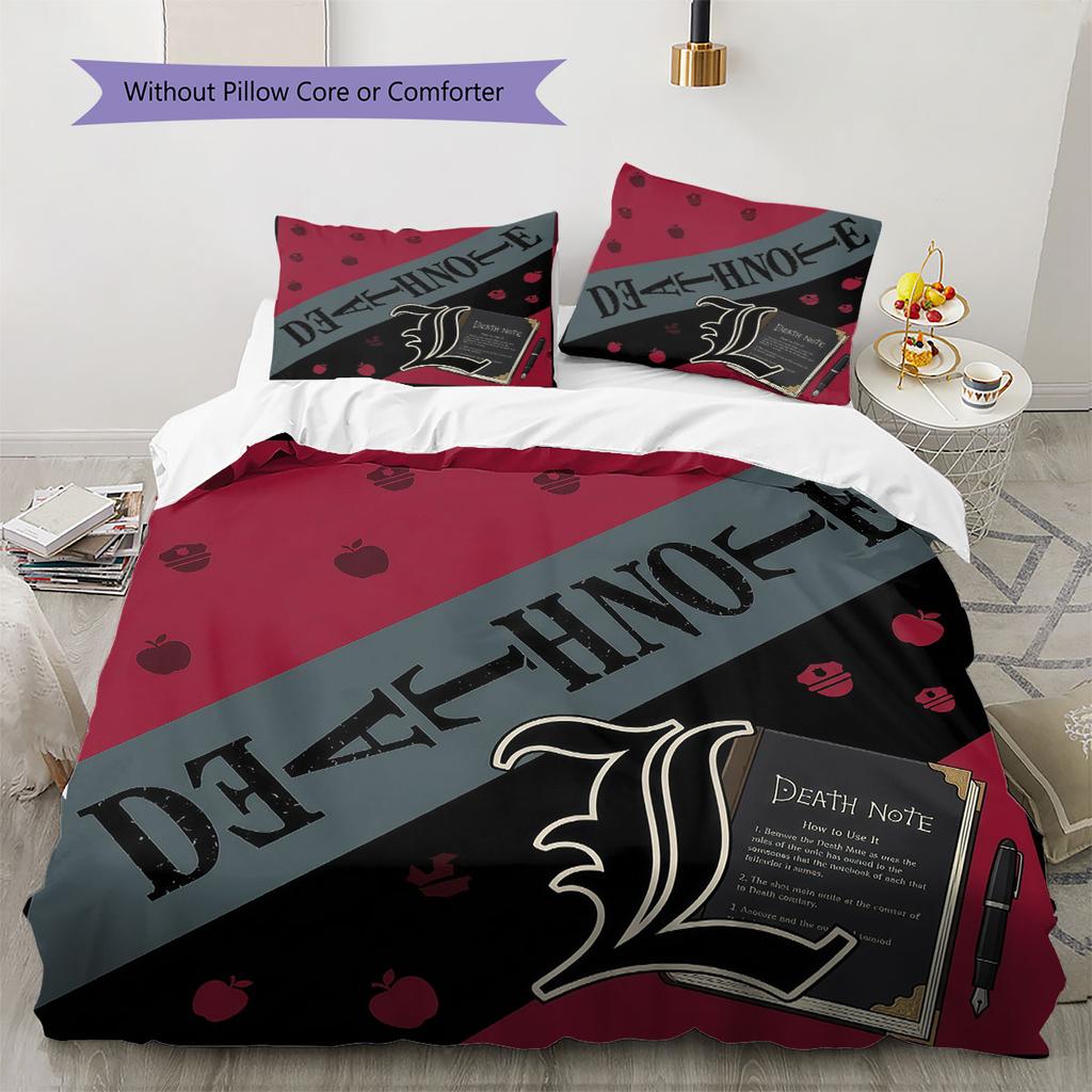 Death Note Soft Duvet Cover Children's Bedding Set,Extra Large Size Ideal Gift Various Sizes Available -HE183