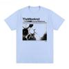 חולצה יוניסקס כותנה אוברסייז מידה גדולה The Weeknd 90s וינטג' רטרו גרפי כותנה טי טי שירט Wos טופים