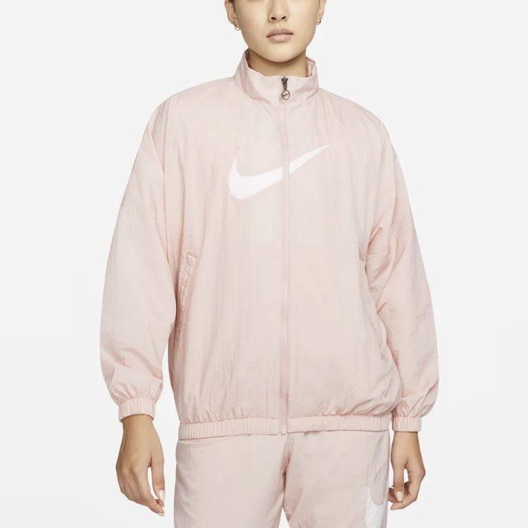 Nike Sportswear Essentials Jackets Women's Pink Stand Collar Moderate Other DM6182-601