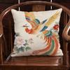 New Chinese Style Phoenix Pillow Living Room Sofa Decorative Piece Good Luck Bedroom Carriage Moving Gift Long Rectangle Plus...