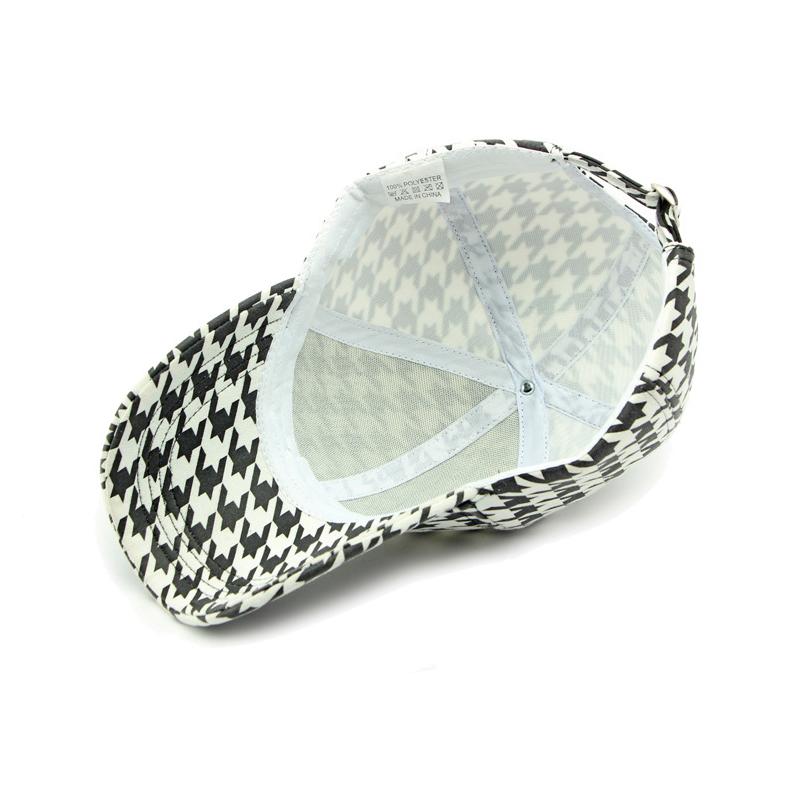 Houndstooth Baseball Cap Women's Spring Outdoor Sunscreen Hat Men's Cap