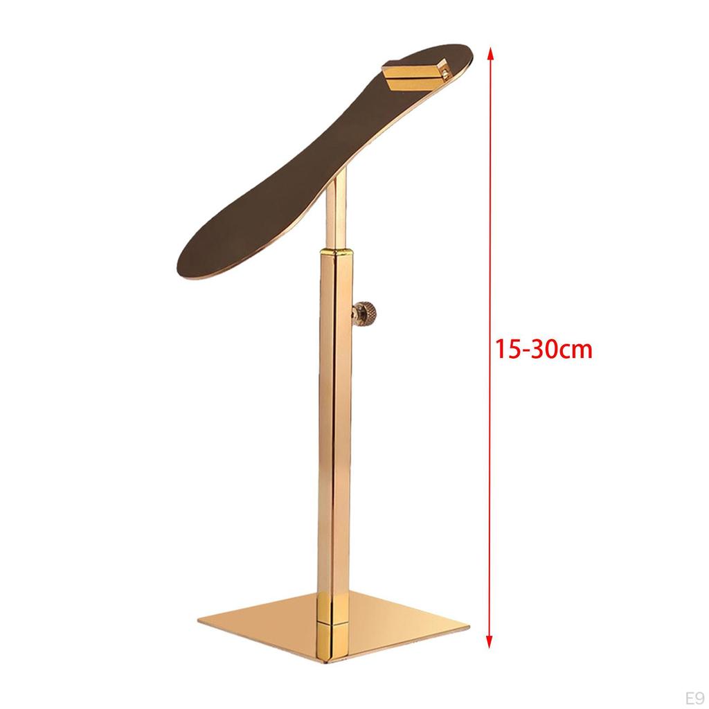 Stand Prop Adjustable Shoe Riser Rust Resistant Rack Organizer High Heel Shelf for Shopping