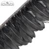 2M Dyed 13-18CM White Goose Feather Trims Real Geese Feather Ribbon Fringe  Dress Skrit DIY Craft Sewing Material Feathers