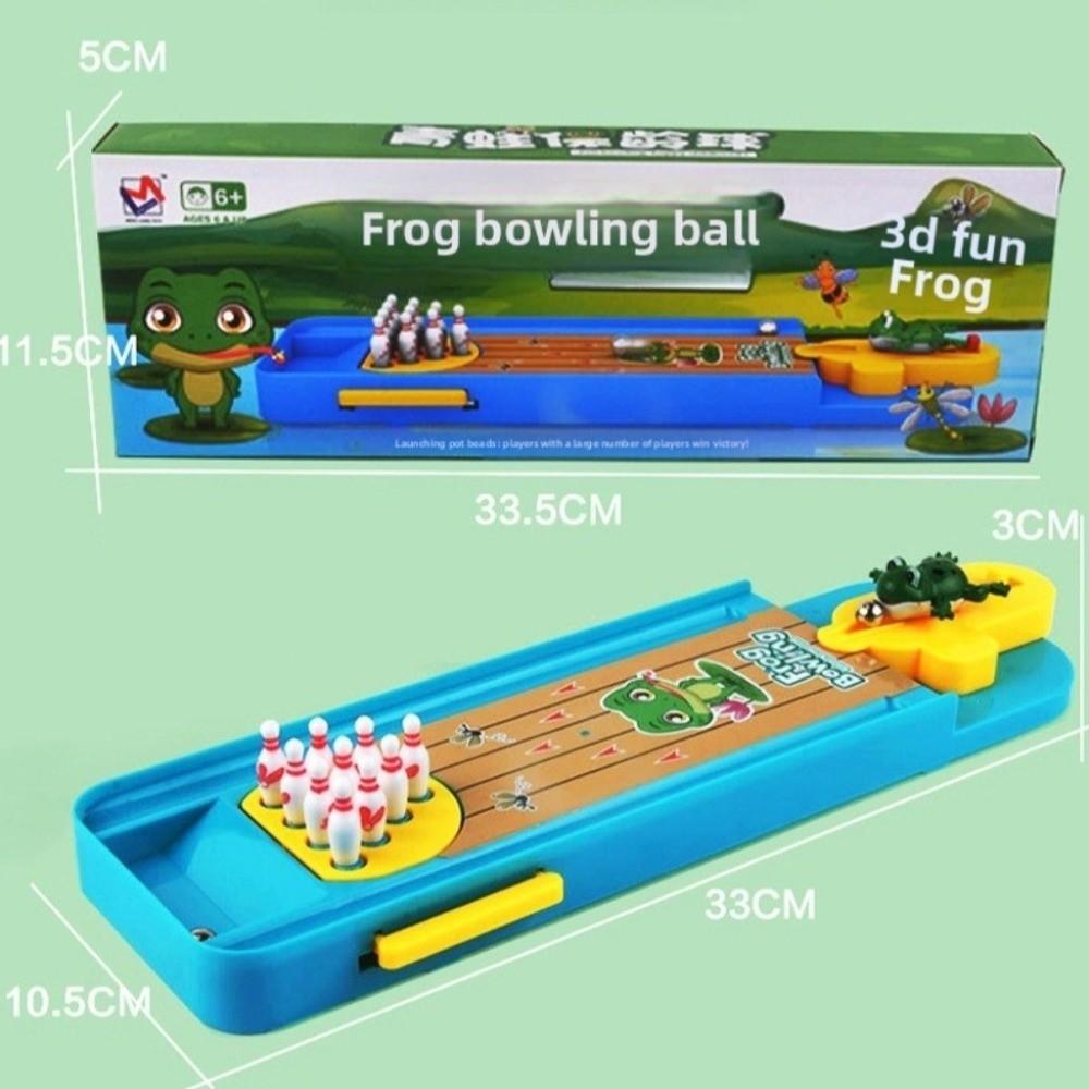 Educational Gift Bowling Table Top Game Dual Player Table Sports Game for Kids