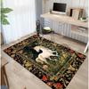 Rainbow Clouds Sweet Cartoon Horse Carpet Floor Mat Suitable for Bedroom Living Room Kitchen Bathroom and Office Areas Mats