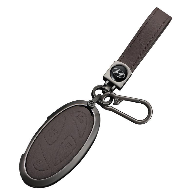 Metall Schlüsselhülle für Hyundai Sonata, IONIQ6, Elantra & ElantraN Fernbedienung (24 Modelle)