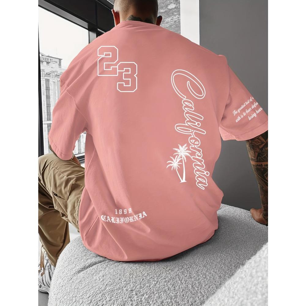 men's T-shirt 3D printed casual and fashionable daily sports T-shirt