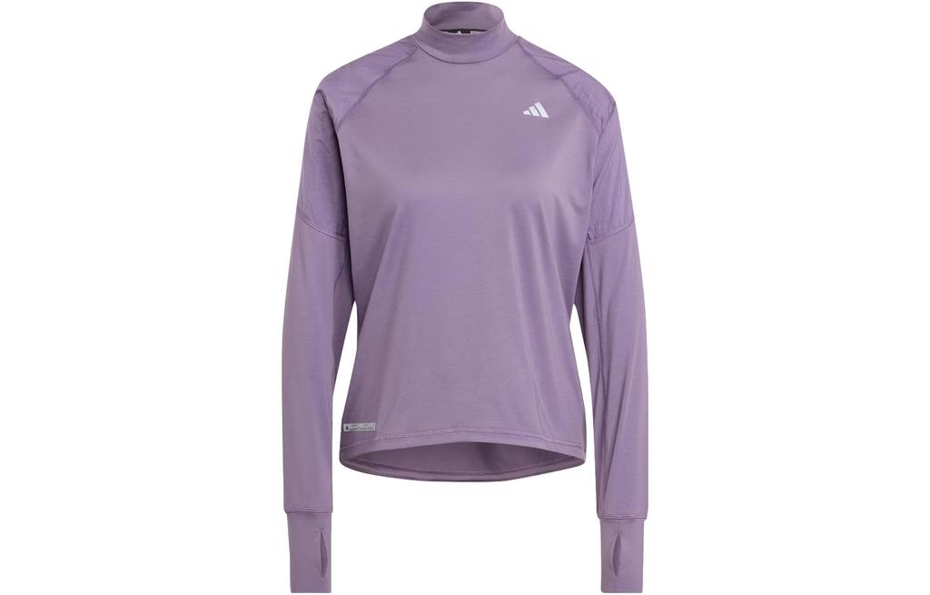 Adidas Raglan Sleeve T Shirt Women's Purple IM1881