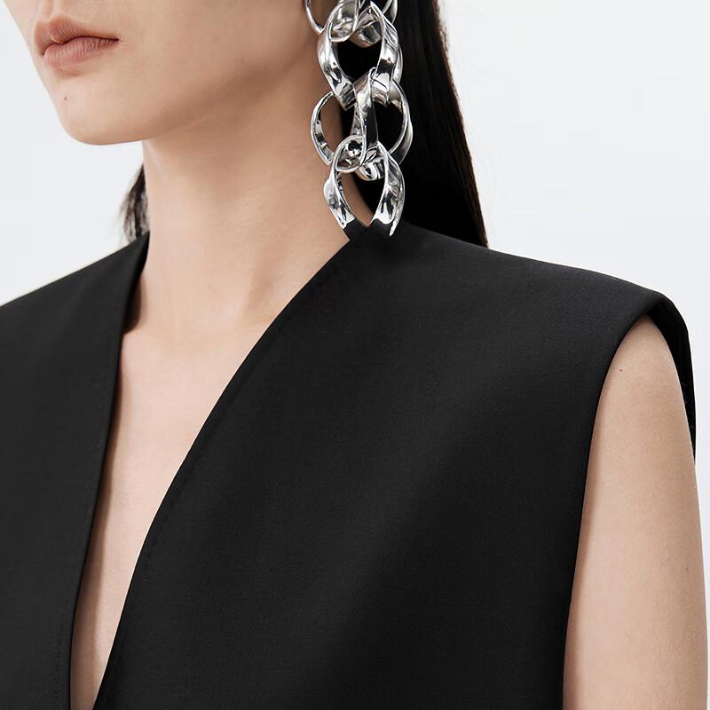 JNBY 2025 Spring Loose V-Neck Vest