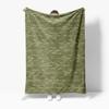Plush Velvet Throw Blanket with Leaves Pattern Soft Cozy Sofa Bed Decorative Throw Blanket