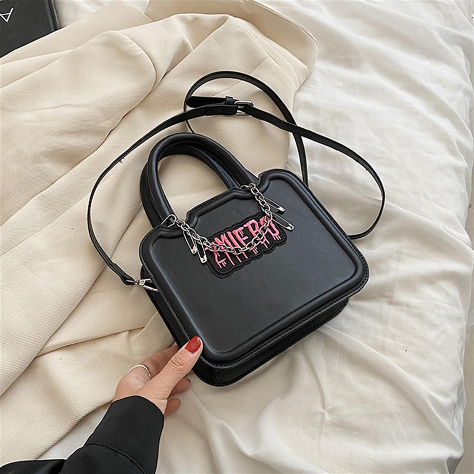 

Женская сумка Wild Messenger, модная маленькая квадратная сумка на одно плечо One Size красный