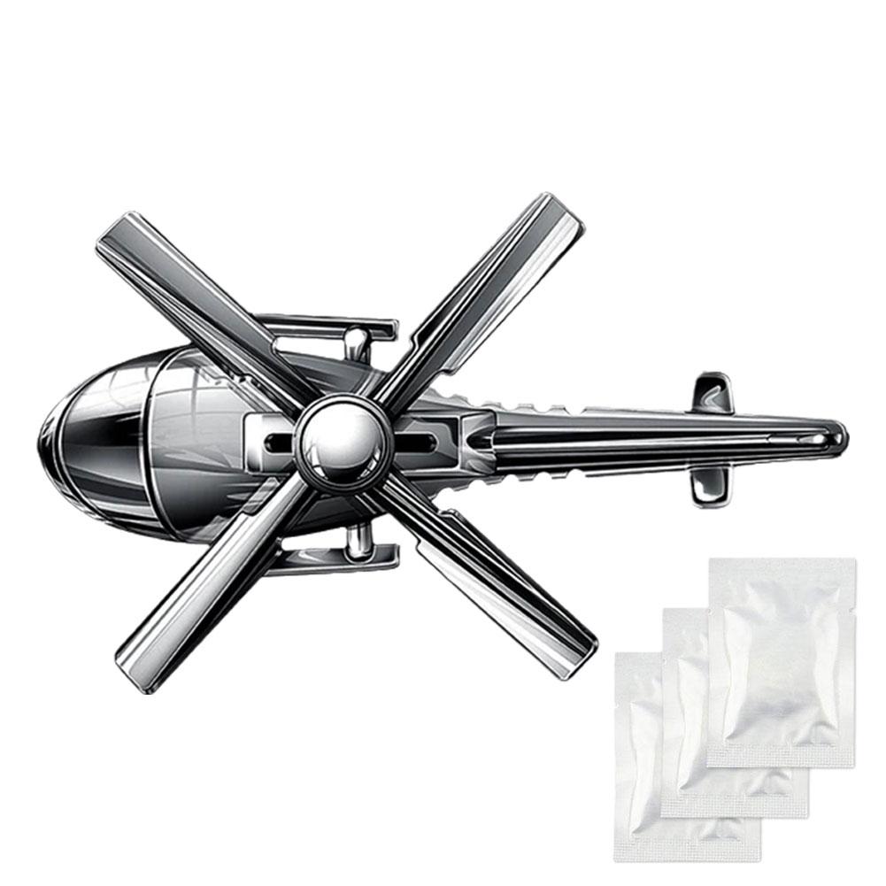 Car Air Freshener Mini Helicopter Rotating Aromatherapy Purifie Odors Car Essential Oil Diffuser For Car Office Hom H7r0