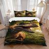 3pcs Dinosaur, Prehistoric Duvet Cover Set, Soft Comfortable Duvet Cover,Guest Room (1*Duvet Cover + 2*Pillowcase, Without Core) Yy251104102