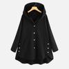 Women's Casual Loose Hooded Jacket for Spring and Autumn Regular Fit Long Style