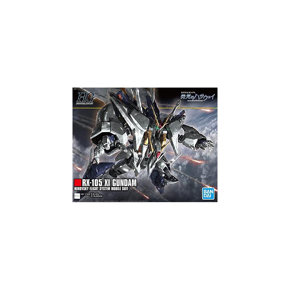 Bandai Spirits HGUC Mobile Suit Gundam Hathaway's Flash Gundam 1/144 Scale Color-Coded Plastic Model Kit