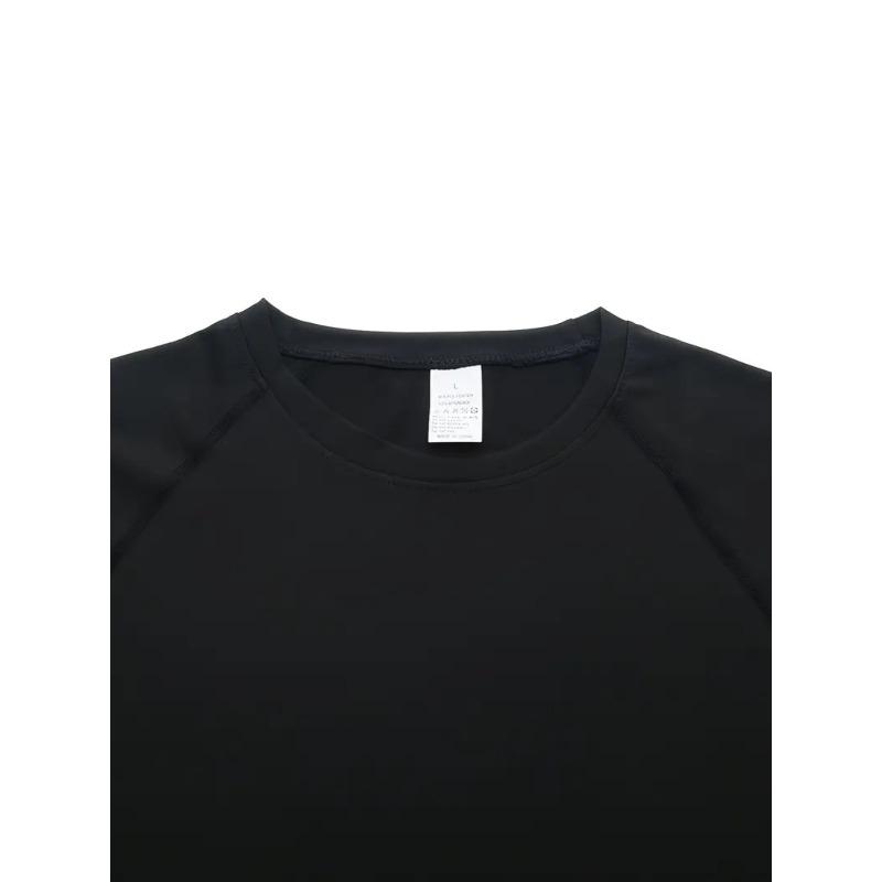 Skull Pattern Men's Sports T - Shirt Training Fitness Compression Workout T - Shirt Athletic Tees Gym T - Shirts Running