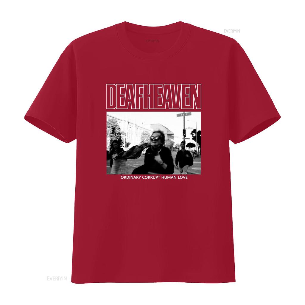New Hot Deafheaven Band Black T Shirt For Fan Size S To 4XL Ordinary Corrupt Human Love Print Fashion Streetwear Vintage