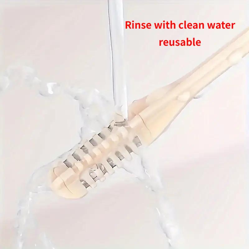 2/4pcs 2-In-1 Nose Hair Trimmer 360 Degrees Rotating Nose Hair Cutter Double Sided Blades Nose Hair Remover Tool Stainless Steel Manual Nose