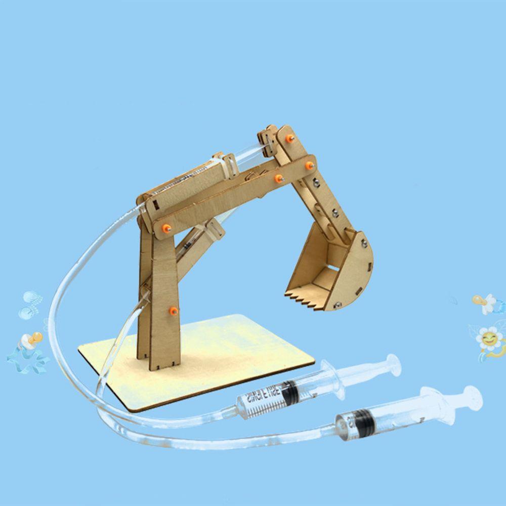 Toy Invention Science and Education Student Technology Model Science Toy Hydraulic Excavator