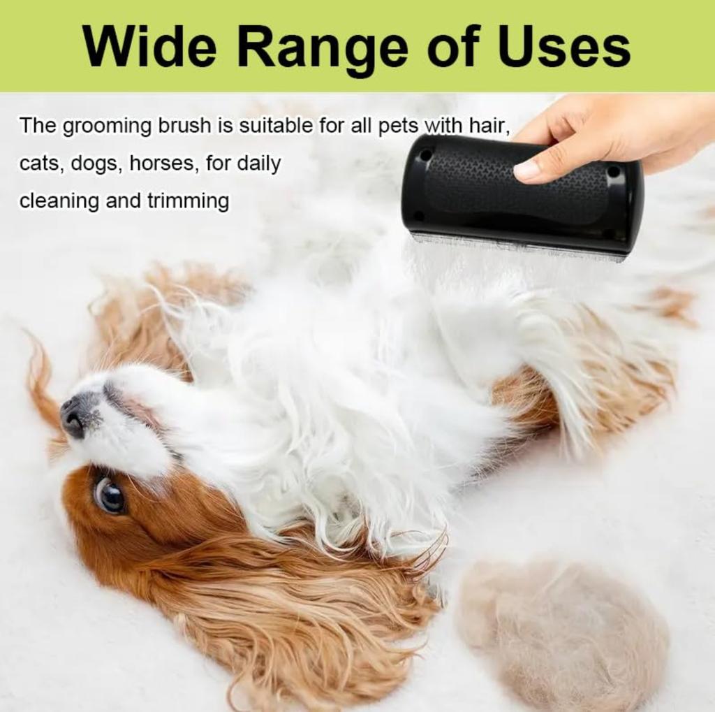 Pet Grooming Brush Cat Comb Shedding Rake Pet Hair Remover Brush Hair Grooming Tool Pet Furs Trimming Dematting Brush