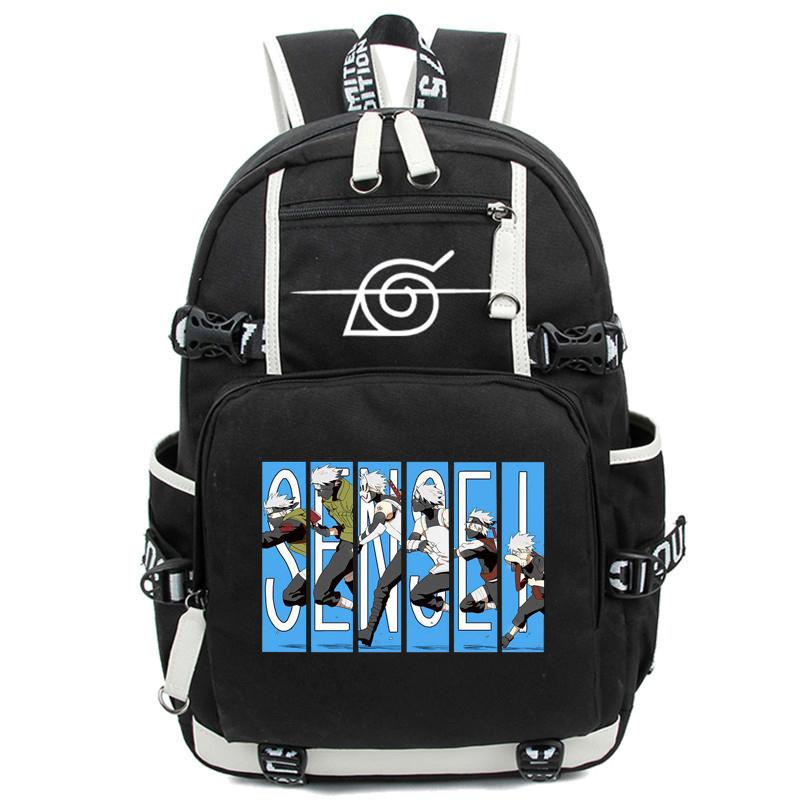 Anime Naruto Backpack for Teen Boys Girls Back To School Backpack Student Schoolbag Men Women Leisure Usb Travel Bags Rucksack