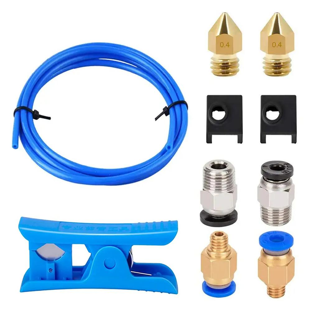 1M Bowden PTFE Tüp 1.75mm Filament İçin PC4-M6 PC4-M10 Pnömatik Bağlantı Elemanları ile Creality Ender 3/ Pro Ender 5/Pro CR-10/10S İçin