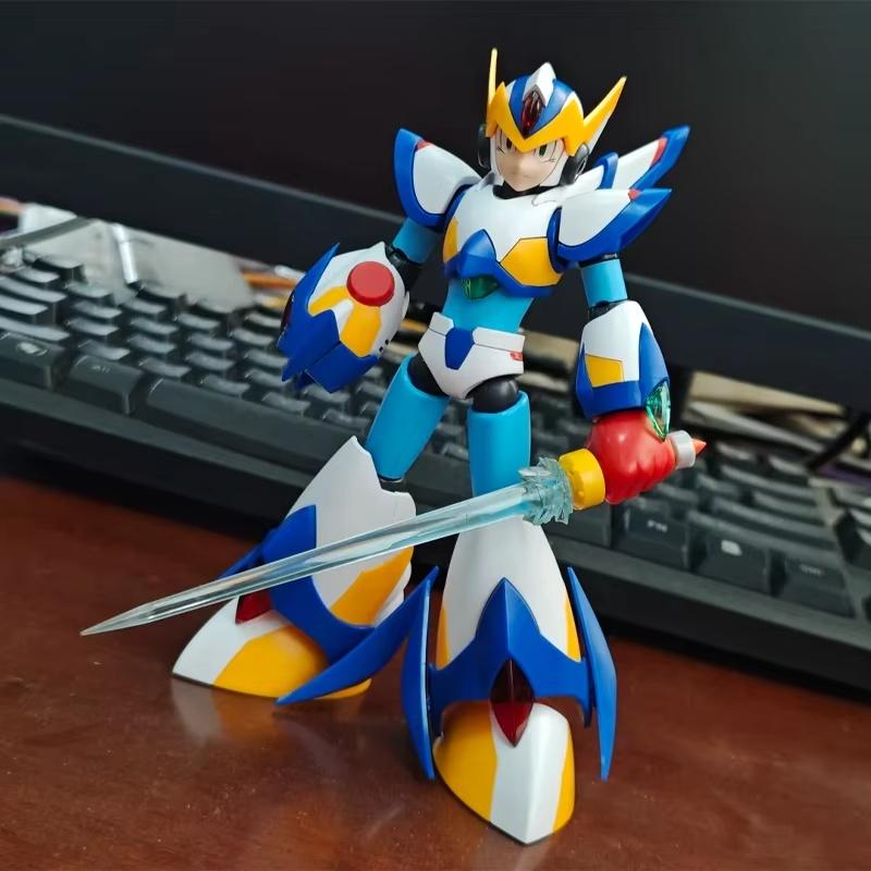 X Kp701 Rockman Pátá Forma Falcon Brnění Model Kit Akční Figurky Stolní Ozdoba Panenka Sběratelská Mega Man Chlapecká Hračka Dárek
