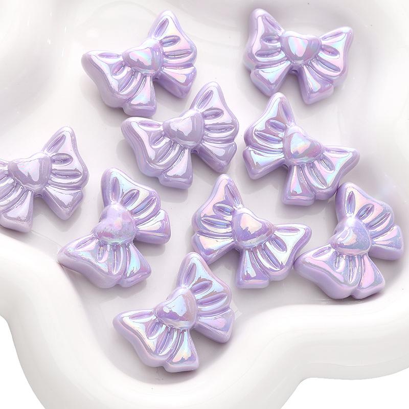 Acrylic AB Color Star Love Bow Bead Diy Handmade Beaded Bracelet Mobile Phone Chain Material