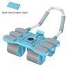 4 Wheels 6 In 1 Exercise Wheels Automatic Rebound Exercise Roller Upgrades Workout Wheel  Home Gym