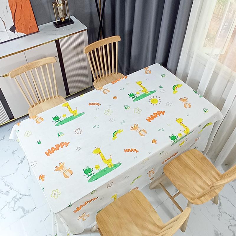 Sheng Bangrong Rectangular Disposable Tablecloth for Dining, Catering, Hotel, Restaurant, Birthday, and Kindergarten Use