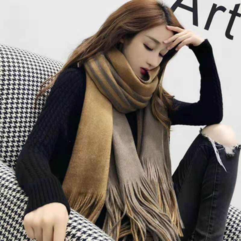 Scarf for Women Plaid Scarves Winter Warm Oversized Pashmina Tartan Scarves