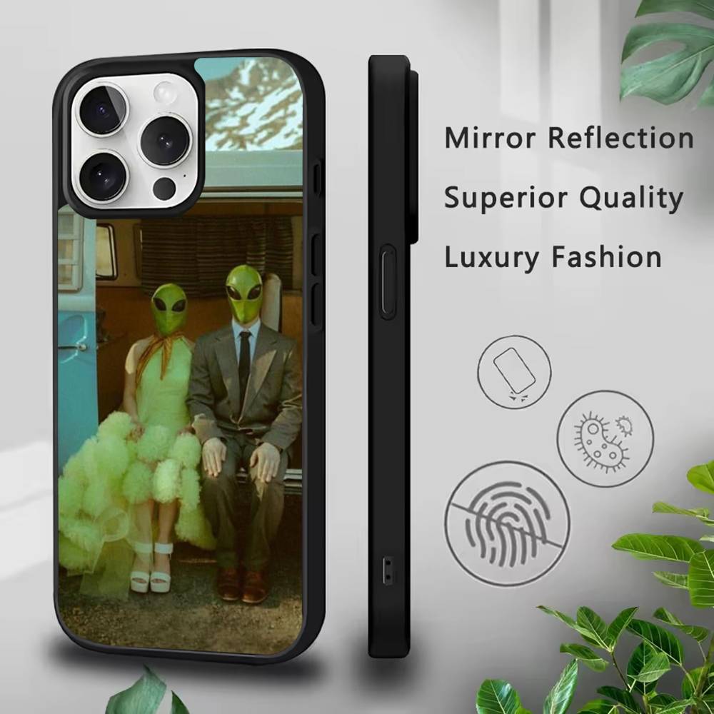 Funny Space UFO Alien Thing Phone Case For IPhone 17,16,15,Pro,Max,Air,14,Plus,13,12,11 Magesafe Wireless Charge Cover