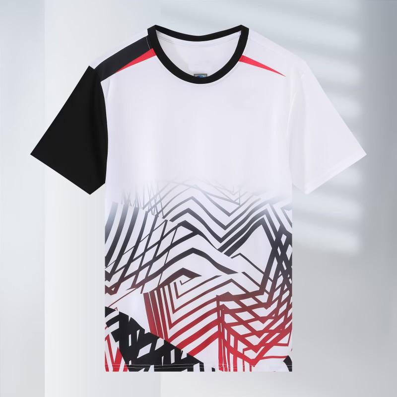 Quick-Dry Badminton Shirt Men Women Kids Team Uniform Training Competition Sportswear Breathable Short Sleeve