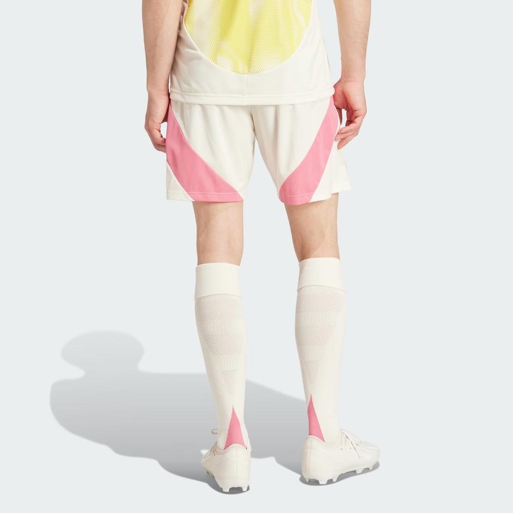 Adidas Juventus SS24 Brand Logo Fashion Elastic Waist Away Football Shorts Men Shorts Off-White IS7998