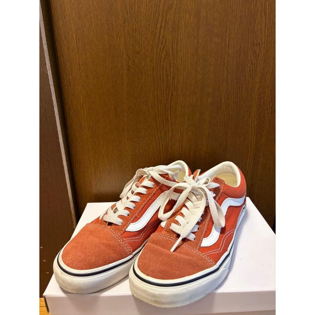Used Vans Old Skool Terracotta Low Cut Sneakers 23cm