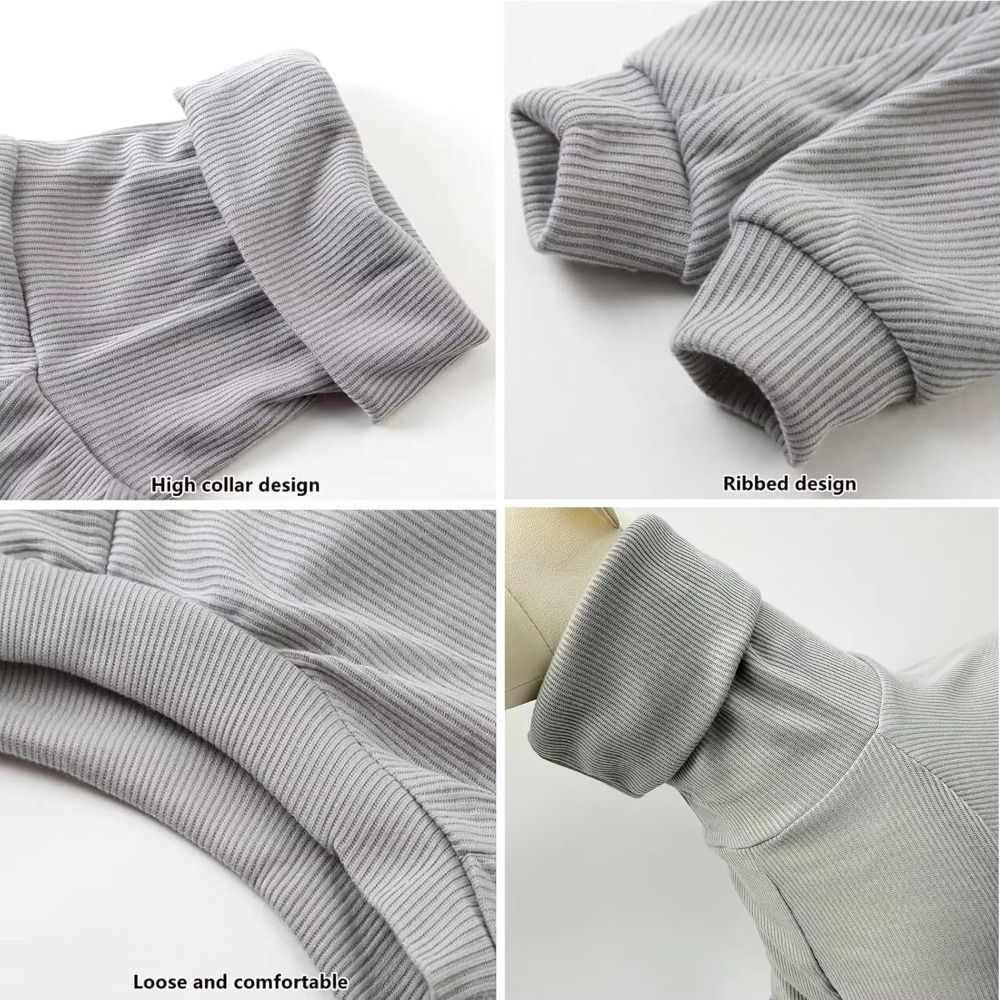 Elastic Pet Turtleneck Clothes Warm Dog Four Legged Clothes Pet Sweater Pet Pajamas  Outdoor