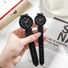 Casual Couple Watches Fashion Simple Leather Clock Watches Women Men Casual Digital Quartz Wristwatches Relojes Para Mujer