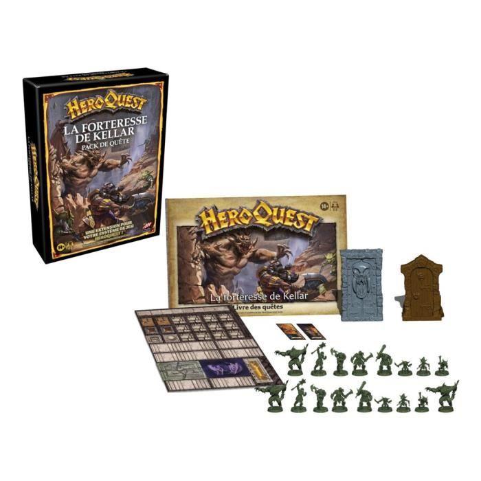 HeroQuest, extension La forteresse de Kellar, 2 à 5 joueurs, dès 14 ans, système de jeu HeroQuest requis - Avalon Hill