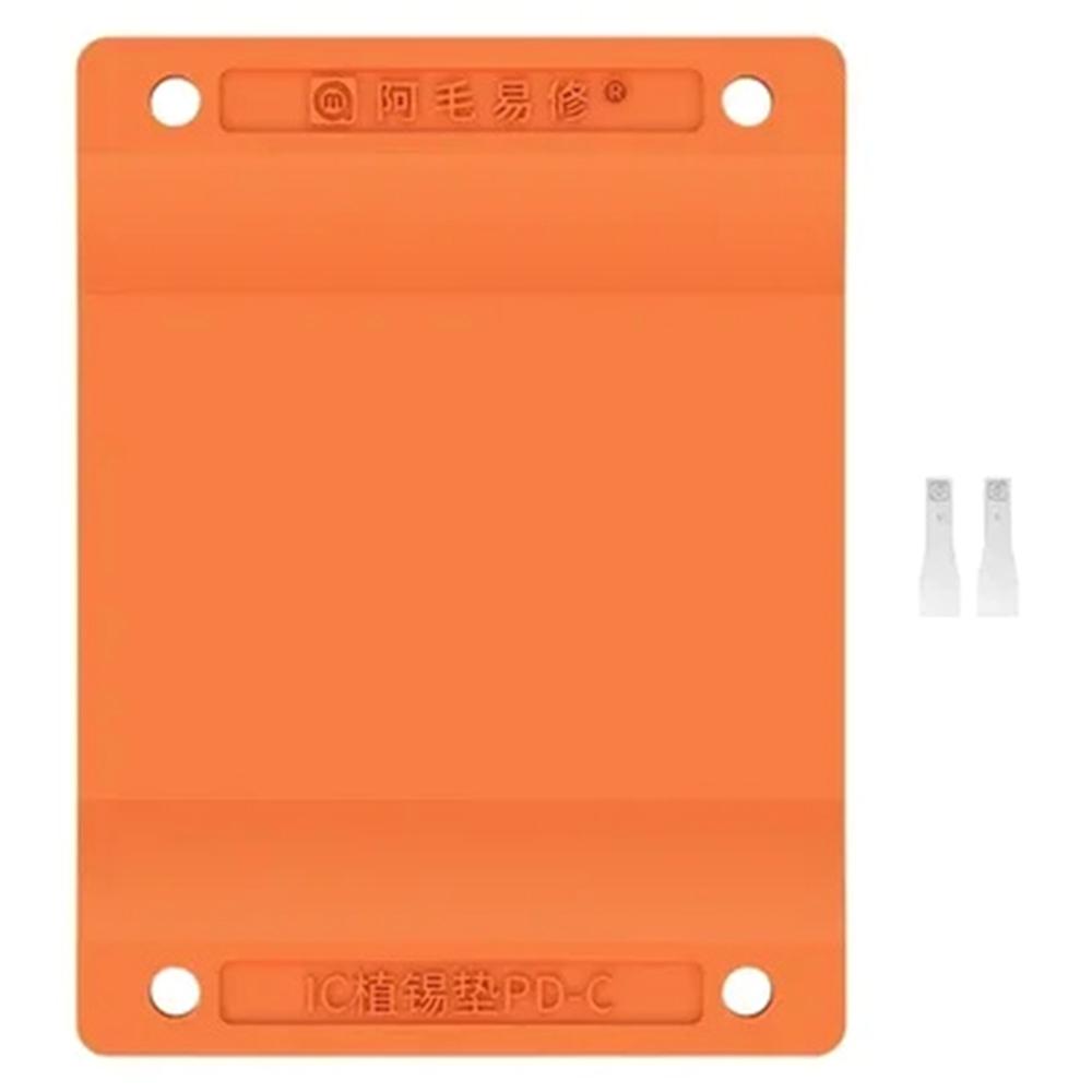 

AMAOE BGA Chip Rework Reballing Stencil Magnetic Positioning Tin Pad for iPhone/Android Phone Repair A
