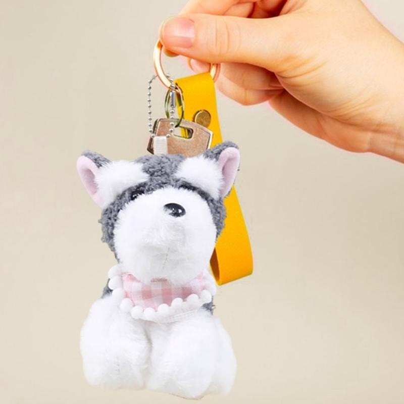 Multipurpose Schnauzer Dog Keychain Fashion Accessory for Pet Lovers and Stylish Individuals In Sturdy PP Cotton
