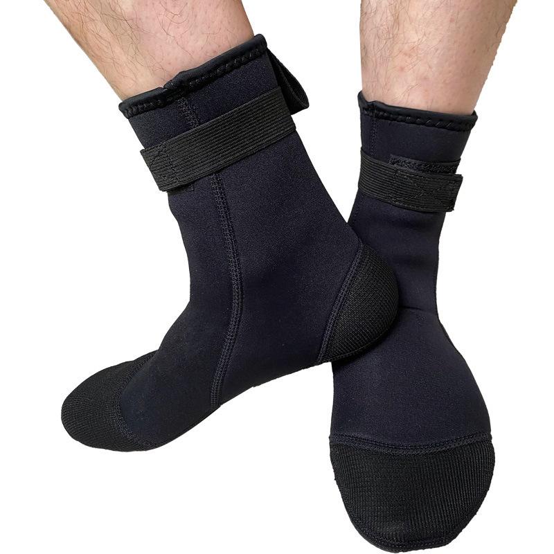 Men's 3/5MM Diving Socks - Warm, Waterproof, Non-slip, Wear-resistant Long Tube for Swimming, Snorkeling & Beach