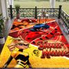 Alfombra de Piso con Patrón de Ladybug Milagrosa y Texto Personalizado, Alfombrilla Suave para Interiores, Sala de Estar, Dormitorio