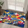 Real Sociedad FC Design Crystal Velvet Carpet Cozy Non?Slip Printed Rug For Bedroom Living Room Entrance