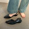 Copriscarpe Estivo Punta Aperta Sandali da Donna Tacchi Spessi Semplici Ciabatte Zoccoli Scarpe Donna Eleganti Scarpe da Festa Sandalias