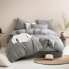 Cute Bedding Set with Duvet Fitted and Suitable for Western and Japanese Style Single 3-Piece Pom-Poms, Cover, Sheet, Pillowcases, Beds, Washable,