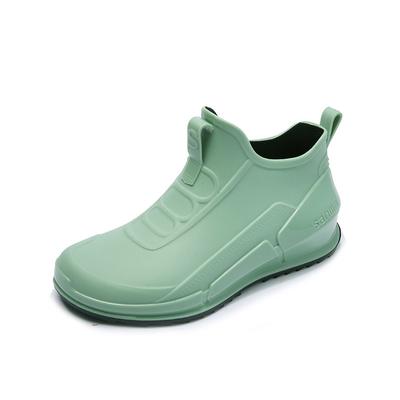 Moteriški batai nuo lietaus Neperšlampami guminiai batai Moteriški Laisvalaikio užsegami aukštakulniai Batai Moteriški Apšiltinti Sodo Galoshes Botas De Chuva