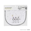 DADWAY MOOMIN BABY Moomin Baby Pompom BBMB006200500 Bib, Hattifatteners/White,