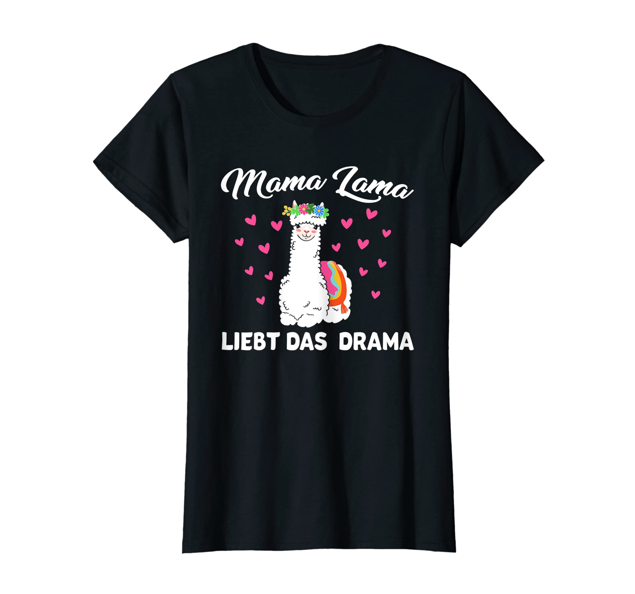 

Футболка с изображением животного-ламы «Мама-лама»