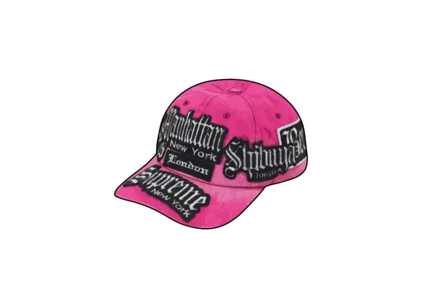806616 Supreme City Patches 6-Panel  Magenta One-Size